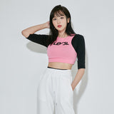 リークロップTシャツ / (9045) Le3 Crop Tee