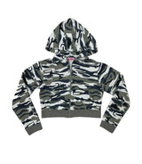 PNFメイド ビンテージウォッシングカーモフーディージップアップ / PNF made vintage washing camo hoodie zip up