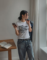 スチールユーレタリングクロップ半袖