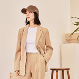 VA Square Suede Ball Cap / Brown