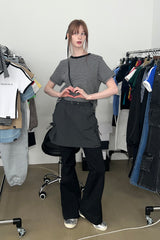 STRIPE T-SHIRTS (GRAY)