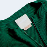 ２WAYジップアップワッフルカーディガン/DAMP 2-WAY ZIP-UP WAFFLE CARDIGAN_GREEN