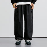 ナイロン2WAYワイドカーブフィットカーゴパンツ / NYLON 2WAY WIDE CURVE FIT CARGO PANTS BLACK