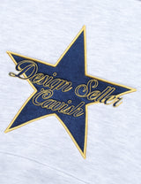 スターロゴクロップドフーディー / STAR LOGO CROPPED HOODIE LIGHT GREY(CV2CFFM401A)