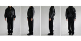 レザークロップブルゾンパディング/Leather crop blouson padding (2color)