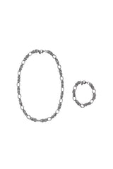 WEAVE CHAIN BRACELET_SILVER