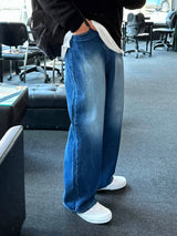 ハッシーブラシワイドデニムパンツ / HACCY BRUSH WIDE DENIM PANTS(ONE COLOR)