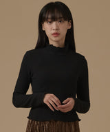 ロングスリーブハイネックトップ