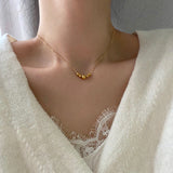 デイリーボールシンプルネックレス/vol Daily Ball Simple Necklace