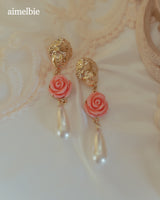 アフロディテシリーズ - ザ ローズガーデンピアス / Aphrodite Series - The Rose Garden Piercing (Pink ver.)