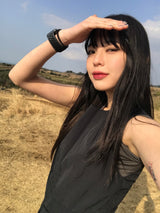 ニュームーンピンタックロングワンピース