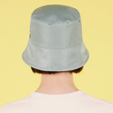 Stud Drop Over Fit Poly Bucket Hat Mint