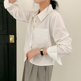 [6color] Basic pocket shirt & blouse