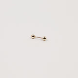 [シングルピアス] 14K ゴールドボールピアス/[single piercing] 14K GOLD BALL PIERCING (3mm)