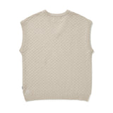 ケーブルニットベスト / Express Holiday Cable Knit Vest_Ivory