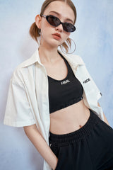 HIDE Cross Bra Top (Black) (6570977198198)