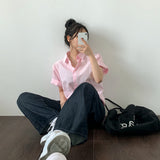 Buttoned Front Loose Fit Shirt