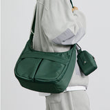 ナイロンユーティリティメッセンジャーバッグ/HIGORO NYLON UTILITY MESSENGER BAG GREEN