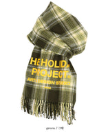 No.0536 HOLY ペイントチェックマフラー(5color)