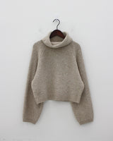 タートルレグランニット/Turtle Leglan Knit (4color)