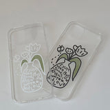 White - LOVE VASE Phone Case