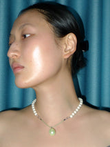 Green Drop Necklace