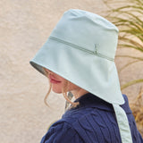 Stud logo strap bonnet hat Mint