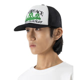 インナーピーストラッカーキャップ / INNER PEACE TRUCKER CAP MSHAC002-BK
