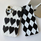 Heart - Heart Argyle Phone Case_matt