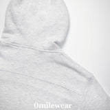 DIVIDED short hoodie_light melange