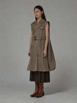 CAPE TRENCH LONG VEST (6677554102390)
