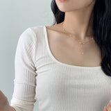 Y PEARL 14K GOLDFILLED NECKLACE (6681233490038)