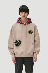 T.D BEAR Wappen Hoodie_Sand Beige (6684844589174)
