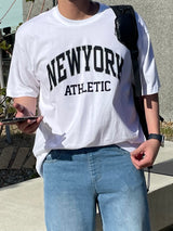 ニューヨークプリントTシャツ / [MADE]NEVERDOWHY NEWYORK PRINTING T-SHIRTS
