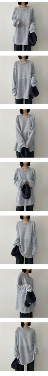 アンクボクシーニットウェアTシャツ / Ankboxy knitwear T-shirt