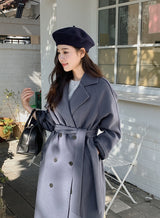 [SHOPPERMADE] ダブルウールロングコート (4color)