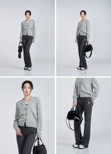 [24SS]  シンボルロゴブーツカットレギンス CHARCOAL