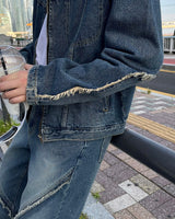 HD カウンティースリットデニムジャケット