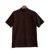 Mock Neck Short Sleeve T-Shirt (6684155641974)