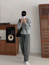 Nus.デーンカシミアグレーニット