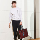BIG SHOPPER BAG, BURGUNDY (6632608104566)