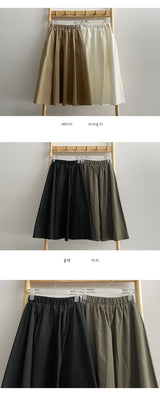 バンディングフレアスカート / banding flare skirt