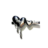 Melted heart hairpin (6685442703478)