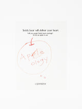 Cosymosy 'Apology' Teddy bear Keyring Card - 5 Color