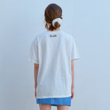 オーバーサイズダーリンTシャツ / OVERSIZE DARLING TEE, WHITE