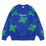 フラワーパターンジャガードニット / Flower pattern Jacquard Knit (4582469304438)