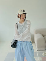 ビーチクロップTシャツ/Beach Crop T-shirt (2color)