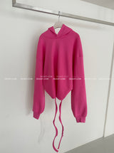 Valen Napping Backless Hoodie