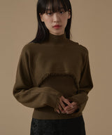 2WAY LAYRED KNIT SET