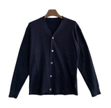V-Neck Ribbed Cardigan (6684154527862)